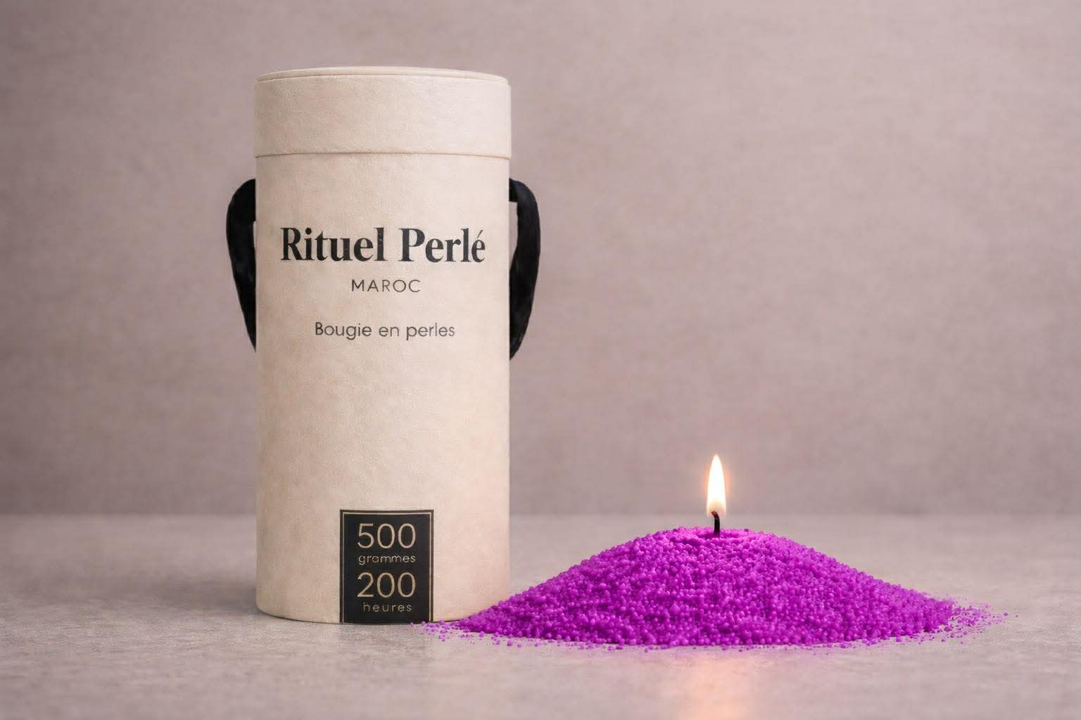 Rituel Perlé non parfumée - Fuchsia - 500g - Mèches incluses