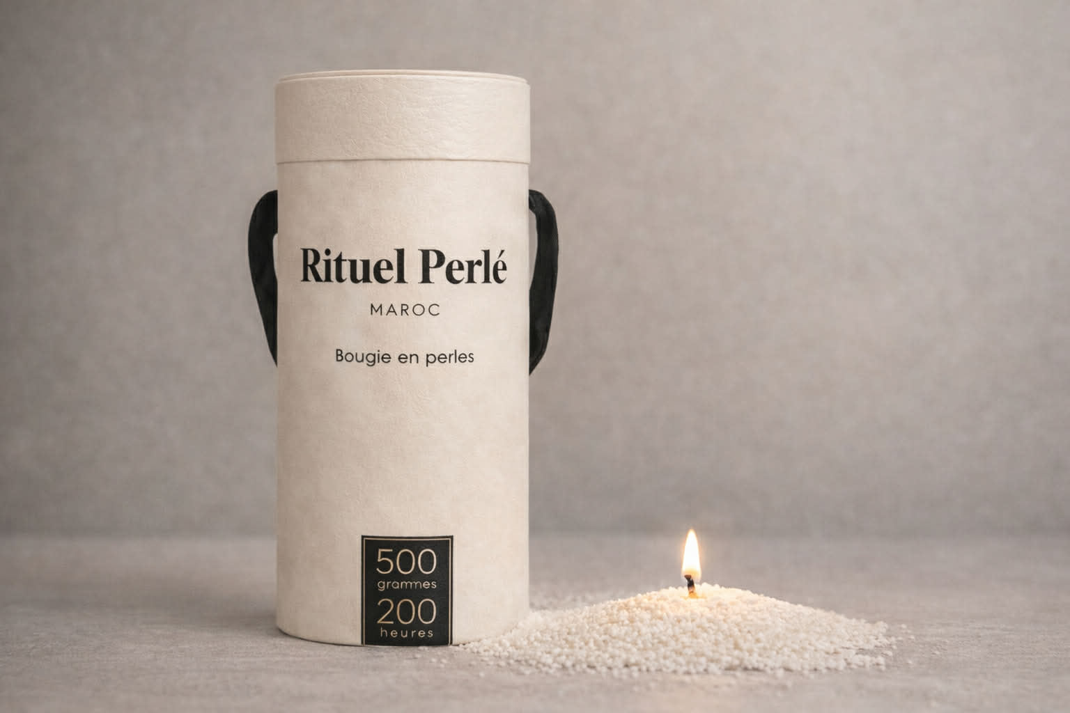 Rituel Perlé non parfumée - Blanc - 500g - Mèches incluses